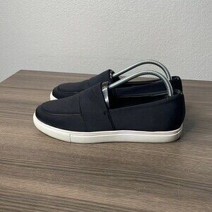Donald J Pliner Sam-D Black Slip Loafer Sneakers Size 10
